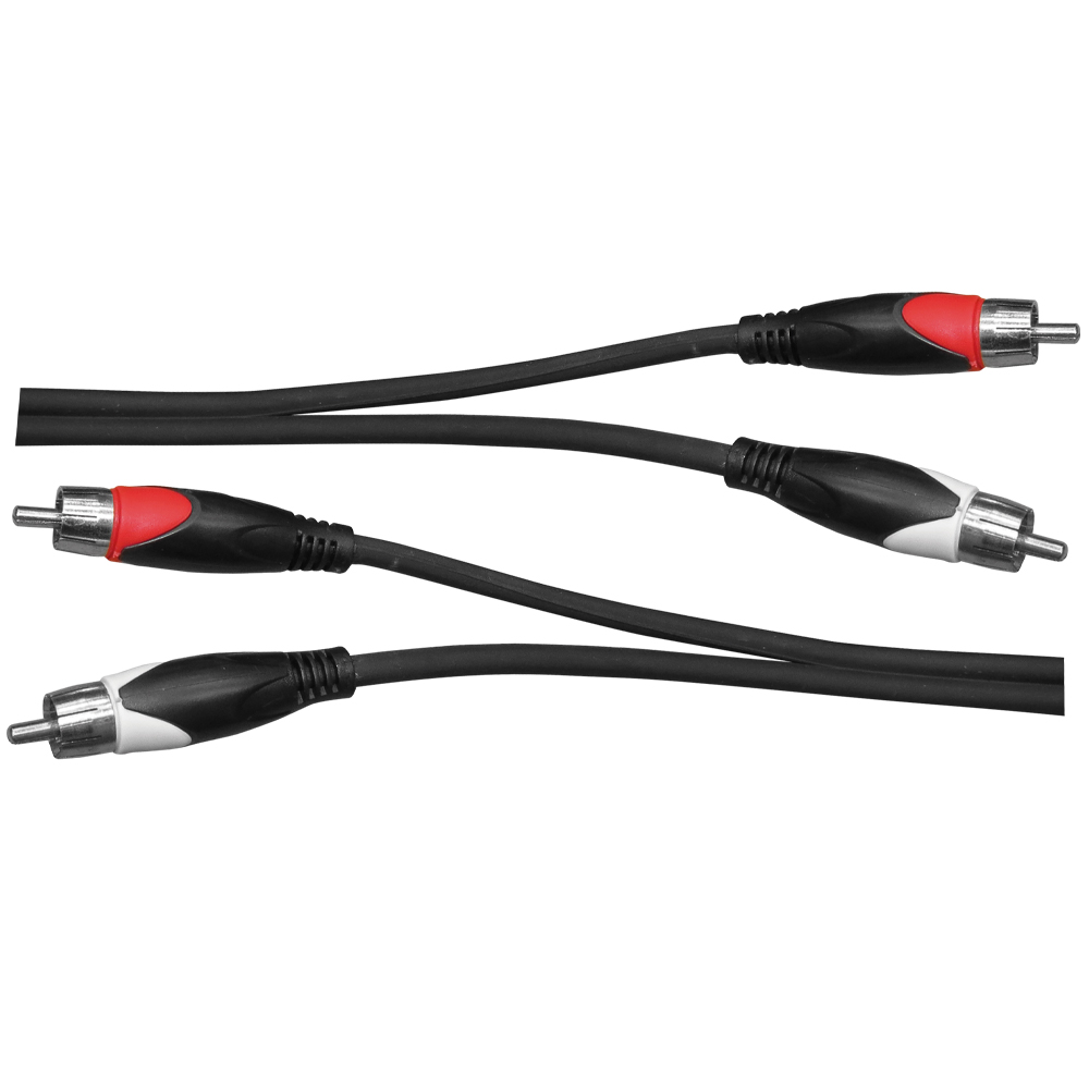Cable para audio 2 plugs RCA a 2 plugs RCA 7,60 metros