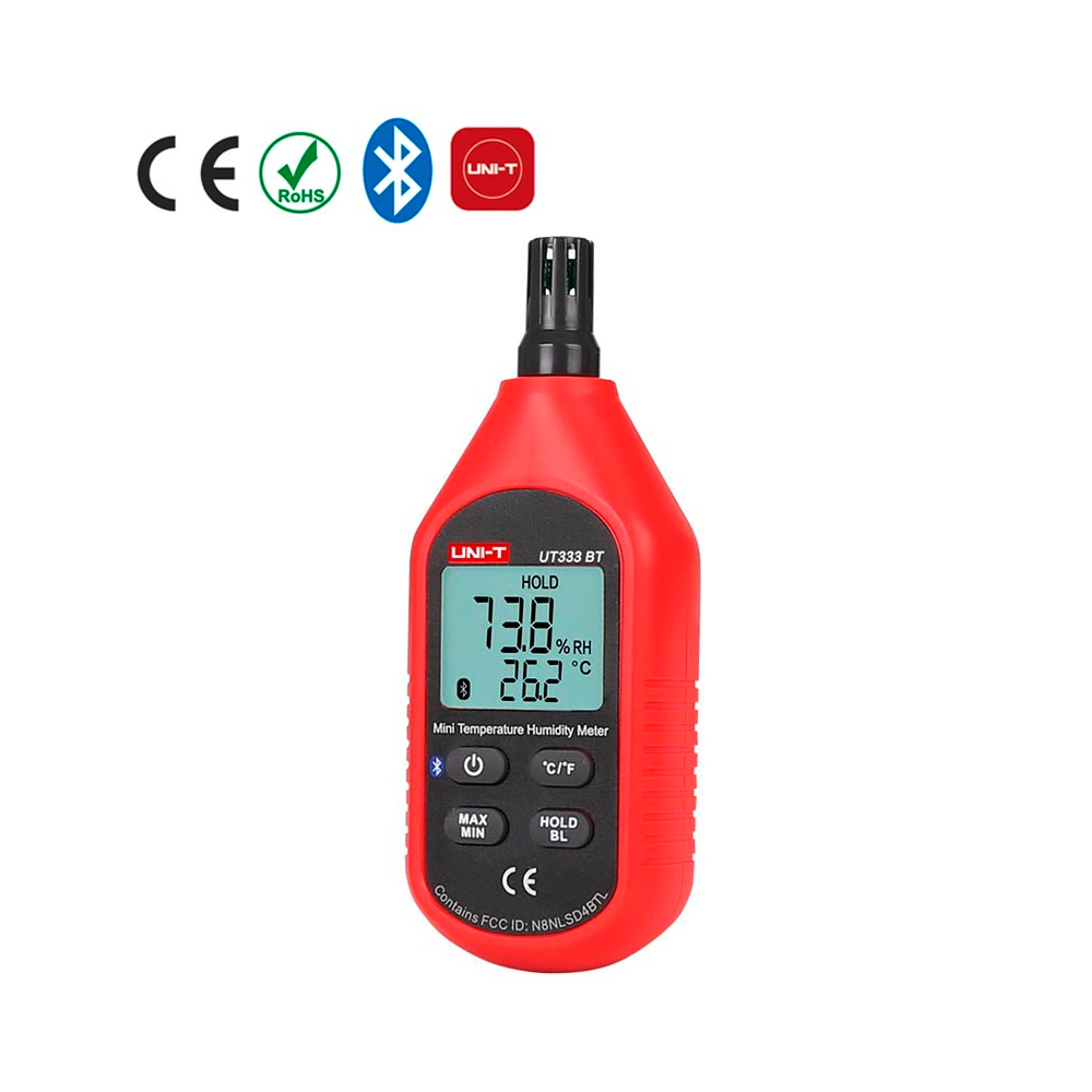 Medidor de Temperatura Humedad Ambiental Digital Portátil Uni-T UT333
